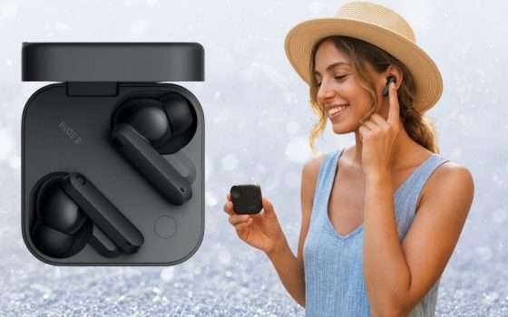 55 ore di riproduzione audio pazzesca, ANC e IP55: ecco i CMF Buds 2