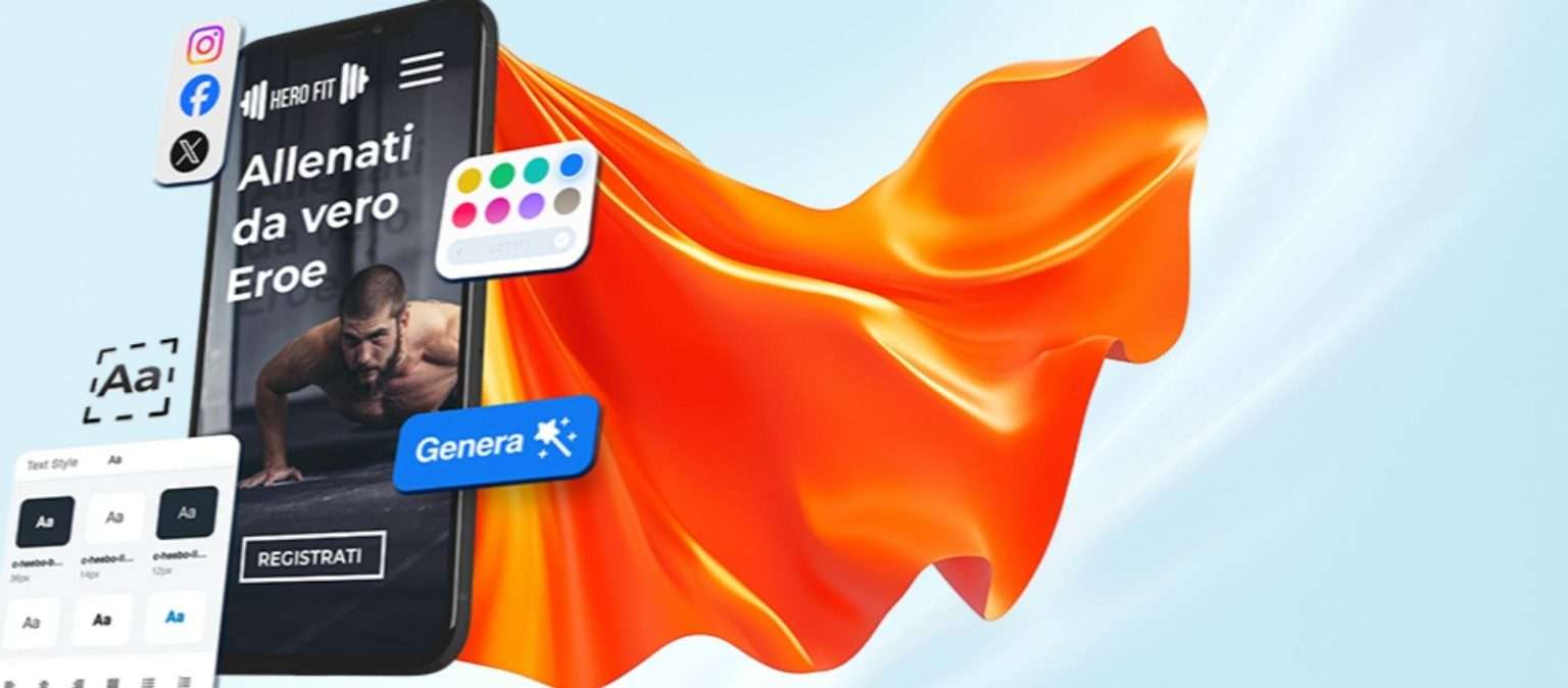 Anteprima: Aruba SuperSite: la piattaforma con IA per creare il tuo sito con un clic