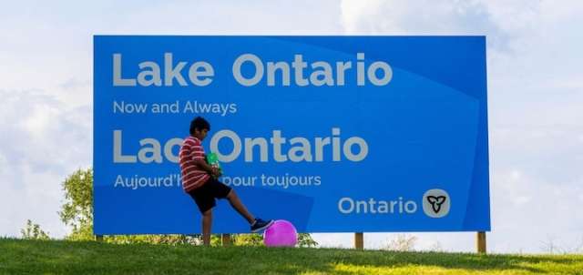 Cartello Lago Ontario