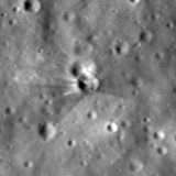 Ecco il cratere formato dall'impatto del Falcon 9 sulla Luna
