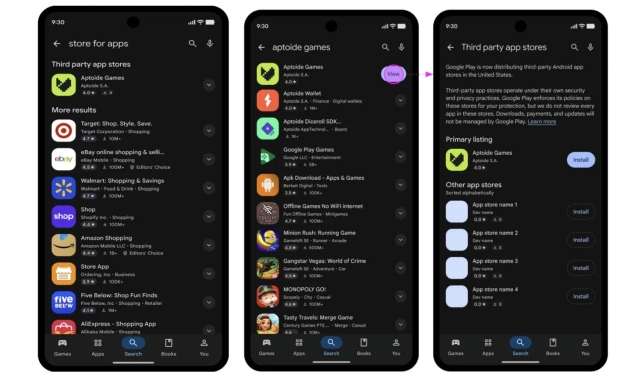 Google Play Store nuova interfaccia