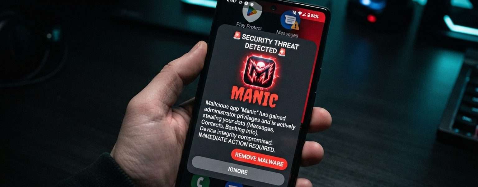 Copertina: Manic: nuovo malware bancario e spyware per Android