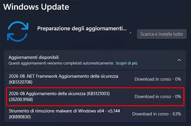 Windows 11 25H2 KB5121003