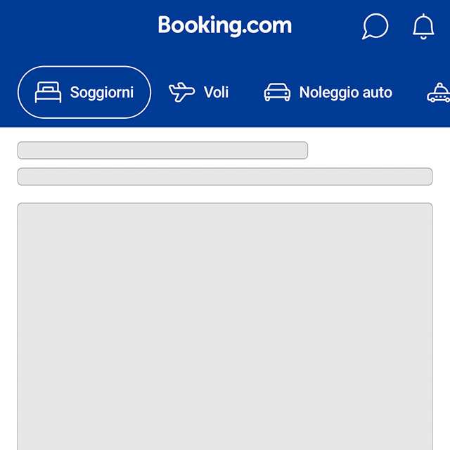 Problemi con l'app di Booking