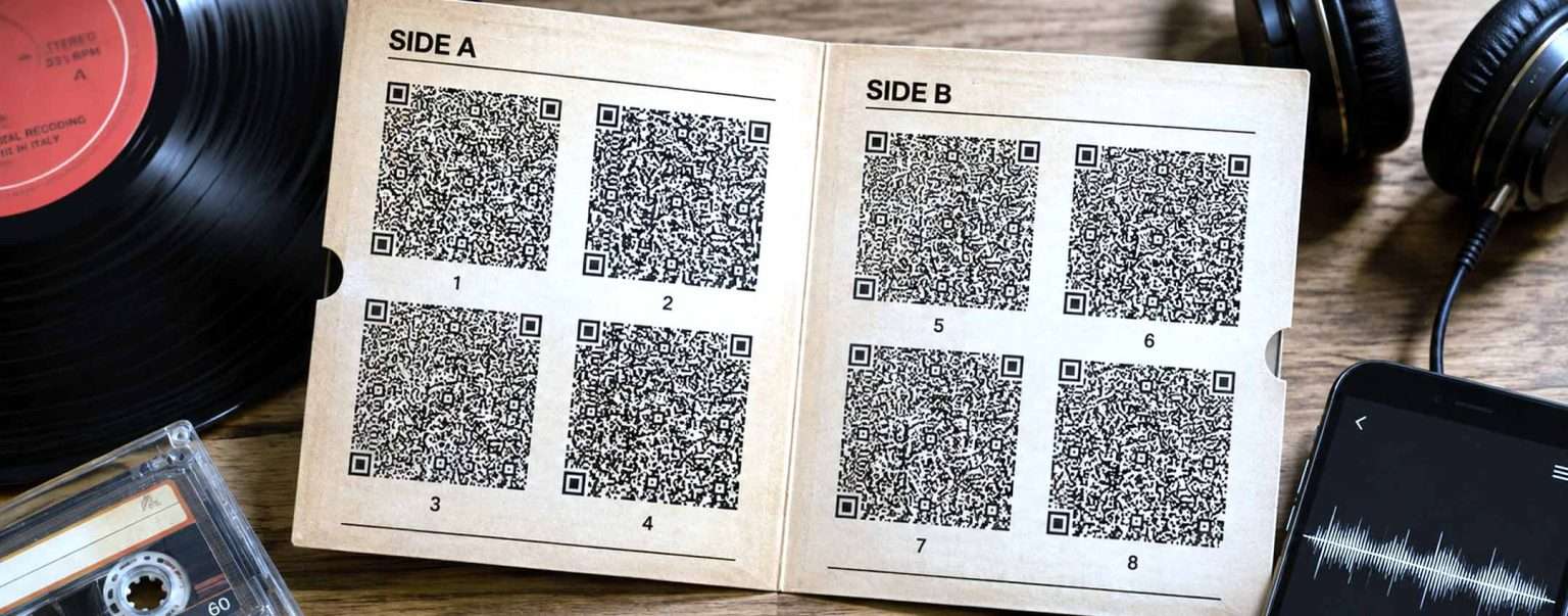 Anteprima: Mettere una canzone in otto codici QR e poi riascoltarla
