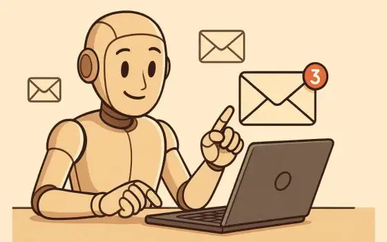 Come gestire le email con Claude Code/loop, la funzione di agente