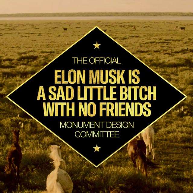 Il comitato Elon Musk is a Sad Little Bitch with No Friends
