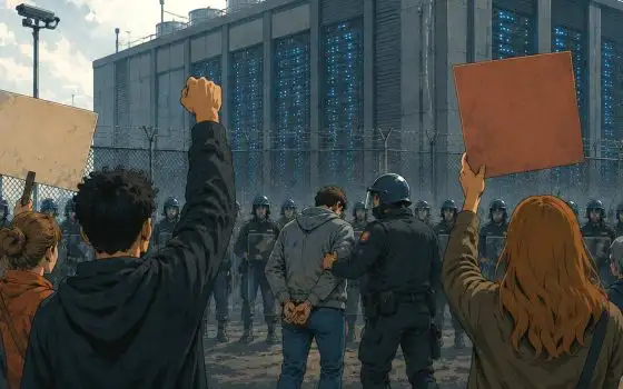 Crescono gli arresti per le proteste contro i data center