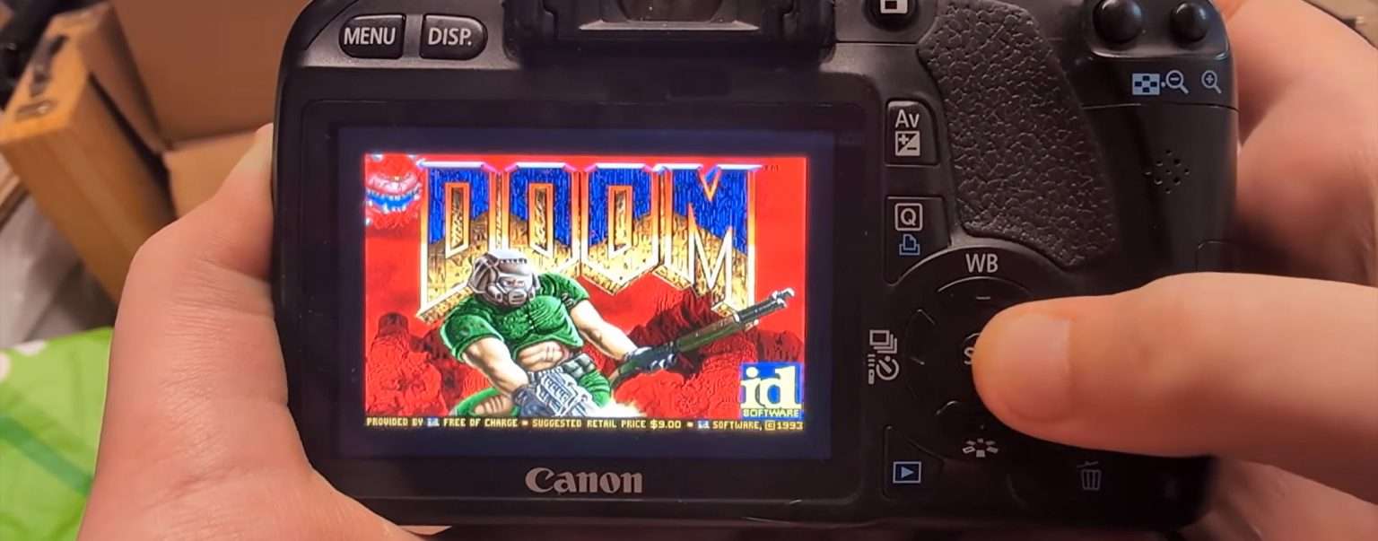 Anteprima: Come giocare a DOOM su una reflex Canon del 2010