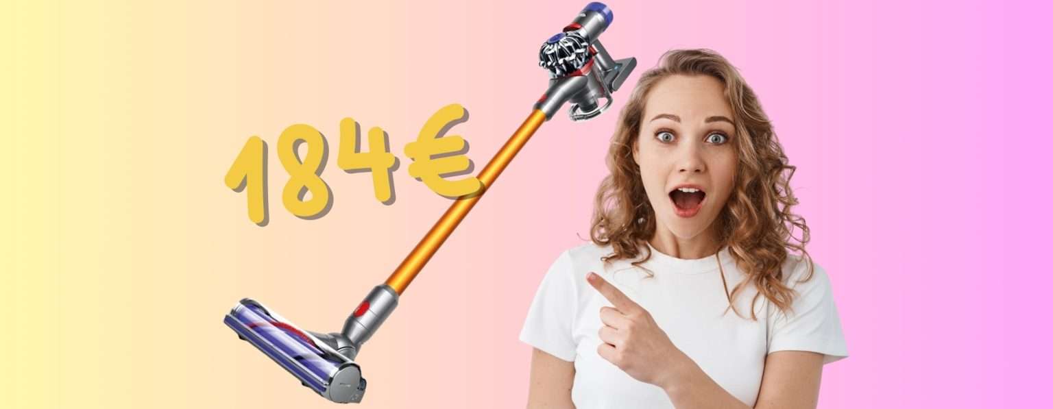 Anteprima: Dyson V8 Absolute (ricondizionato) a soli 184€ su eBay con il codice segreto