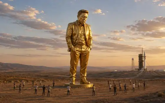 Un monumento per Elon Musk, ma non quello che vorrebbe lui