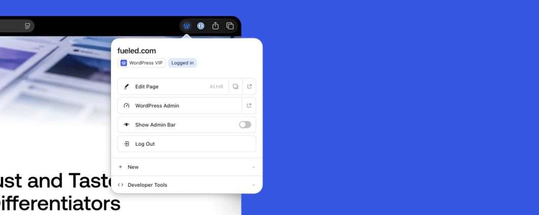 WordPress lancia l'estensione ufficiale per Chrome e Safari