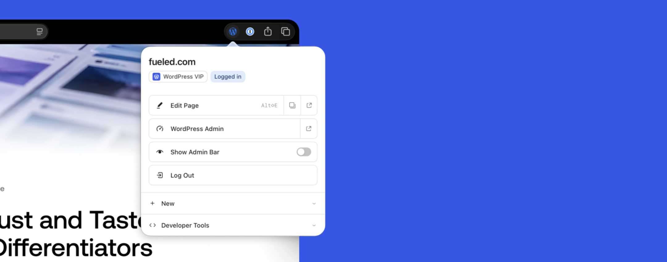 Estensione ufficiale per Chrome e Safari
