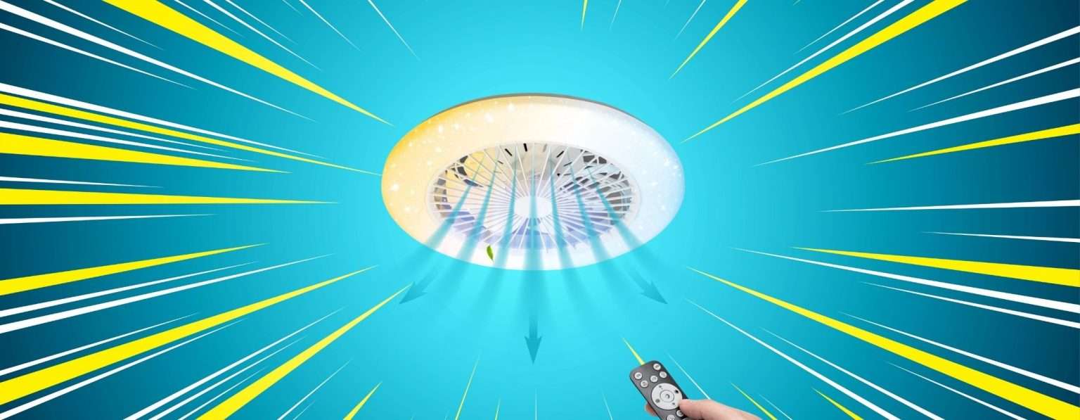 Anteprima: Freddo senza climatizzatore grazie al ventilatore da soffitto con luce LED Aigostar a 56€