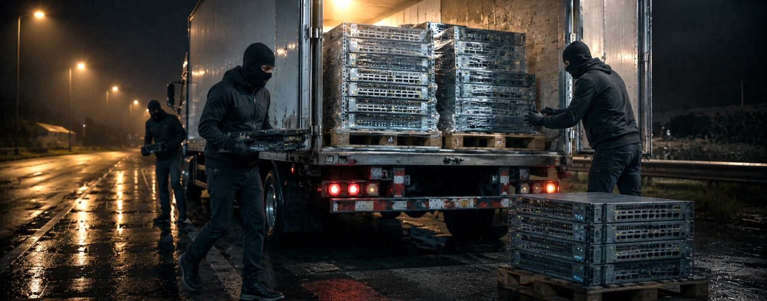Anteprima: Furti di hardware in aumento, colpi ai camion sembrano da serie TV