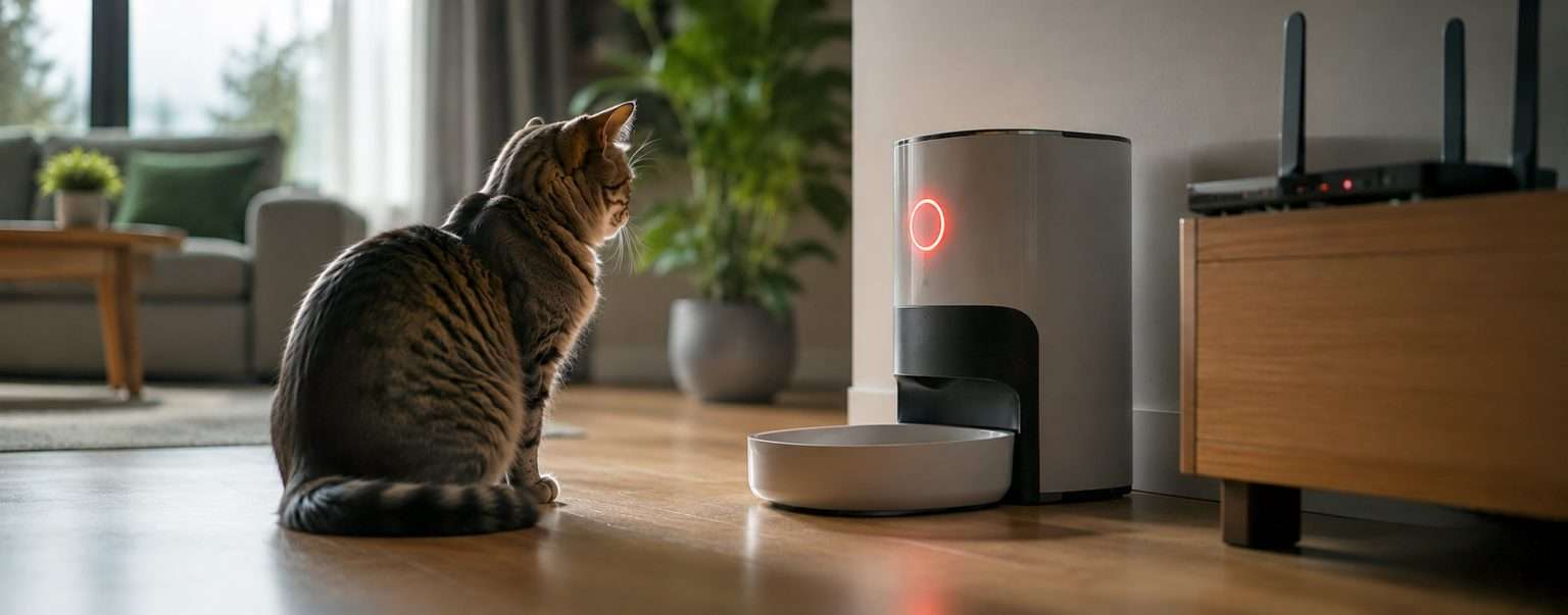 Anteprima: Cani e gatti senza cibo e acqua per il down di Petlibro