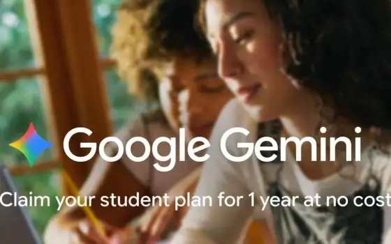 Gemini AI Plus gratis per gli studenti: 12 mesi senza pagare