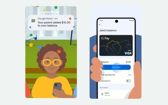Google Wallet per i figli: genitori controllano pagamenti e spese