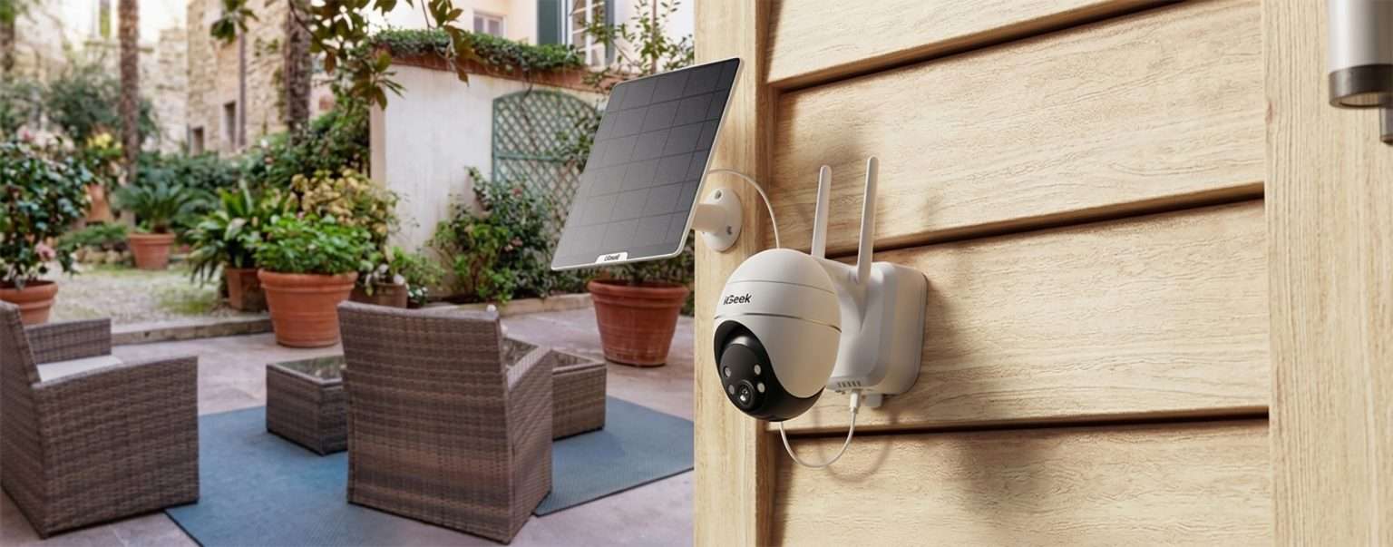 Anteprima: ieGeek Camera ZY-G4: la telecamera 4G per sorvegliare le aree senza corrente e senza Wi-Fi