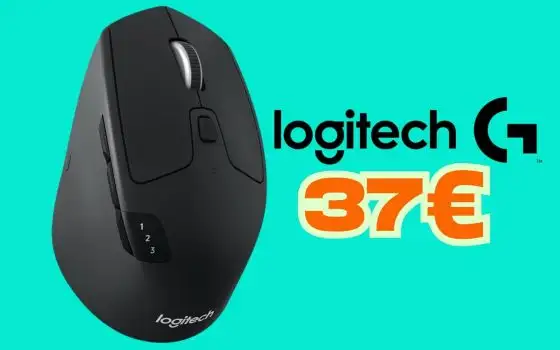 Logitech M720 Triathlon: mouse wireless multidispositivo con 6 tasti programmabili