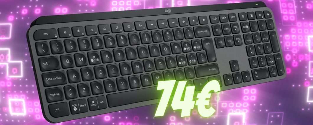 Logitech MX Keys S: la meravigliosa tastiera wireless è in forte sconto