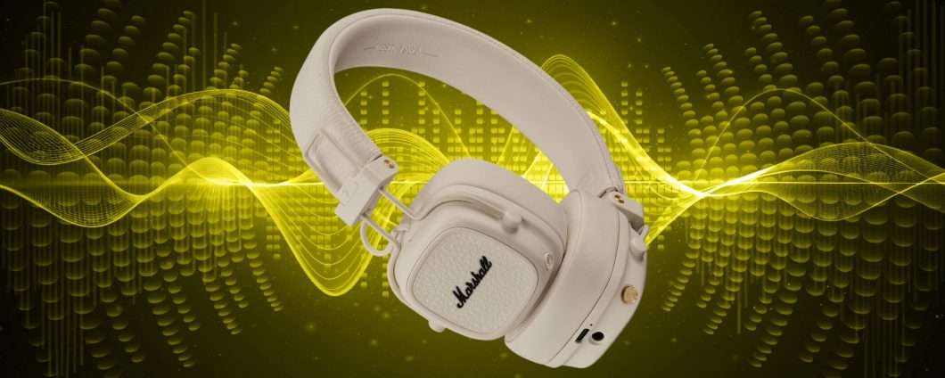 Marshall Major V: cuffie Bluetooth con oltre 100 ore di audio premium