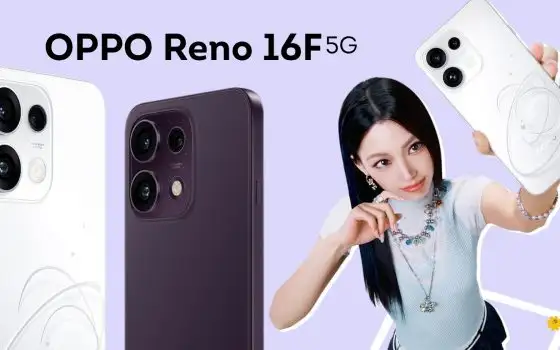 OPPO Reno16 F 5G da 256GB: la fascia medio-alta con costo abbordabile