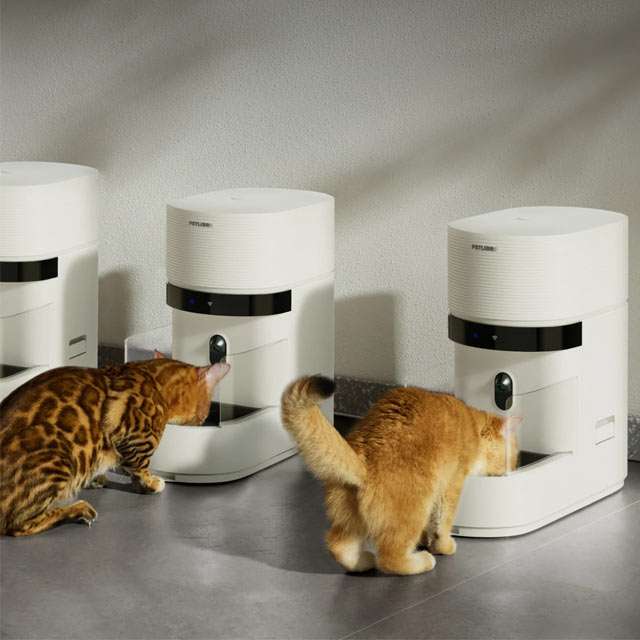Uno dei dispenser smart di Petlibro