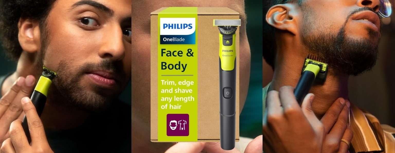 Anteprima: Philips OneBlade 360 Face + Body: rasoio elettrico all-in-one per il tuo stile