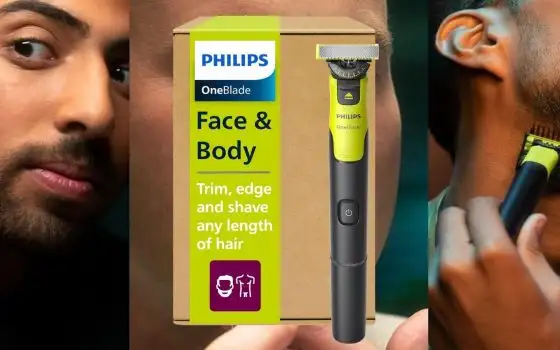 Philips OneBlade 360 Face + Body: rasoio elettrico all-in-one per il tuo stile
