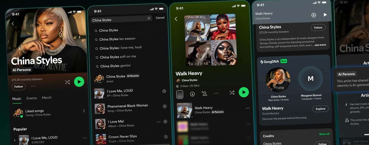 Anteprima: Artisti AI su Spotify, sta per arrivare il badge dedicato