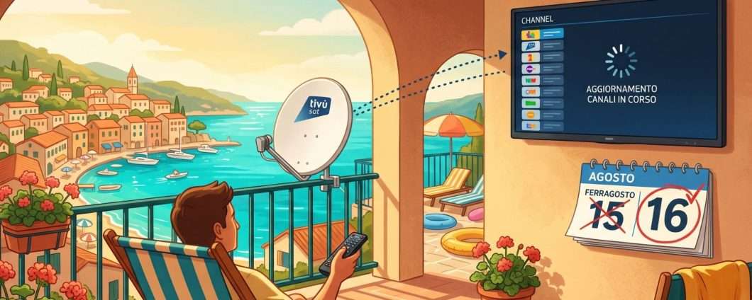 TivùSat aggiorna la lista canali il giorno dopo Ferragosto