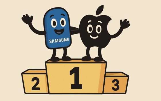 Mercato smartphone in calo in Europa, Samsung e Apple alla pari