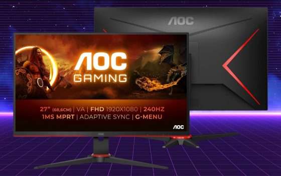 Vivi davvero i videogiochi con il monitor da gaming AOC da 27