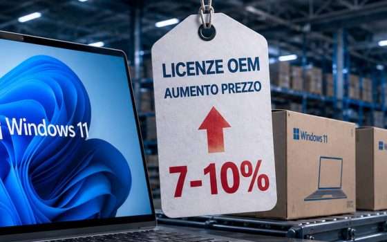 Windows 11, Microsoft aumenta il prezzo delle licenze: PC più cari
