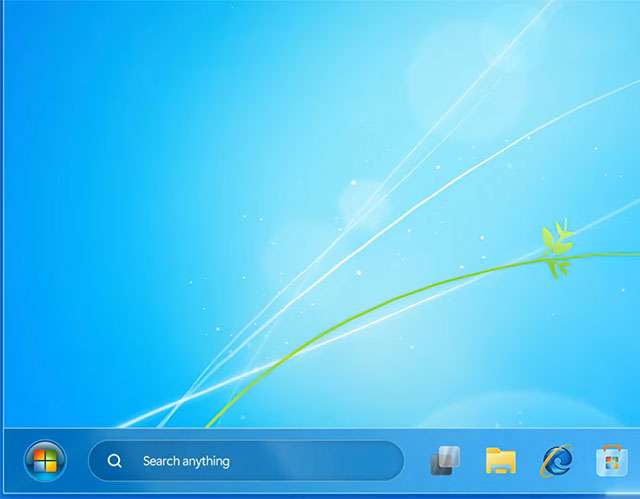 Un frame dal video concept di Windows 7 Remastered