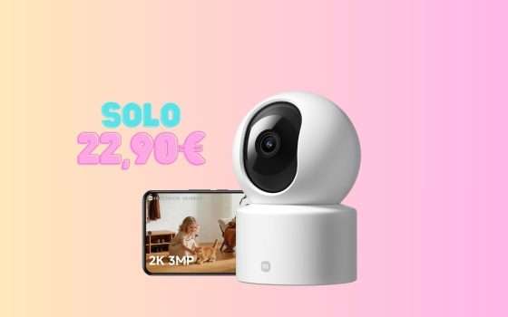 XIAOMI C301, la telecamera WiFi che tutti dovrebbero avere ora a soli 23€ su Amazon