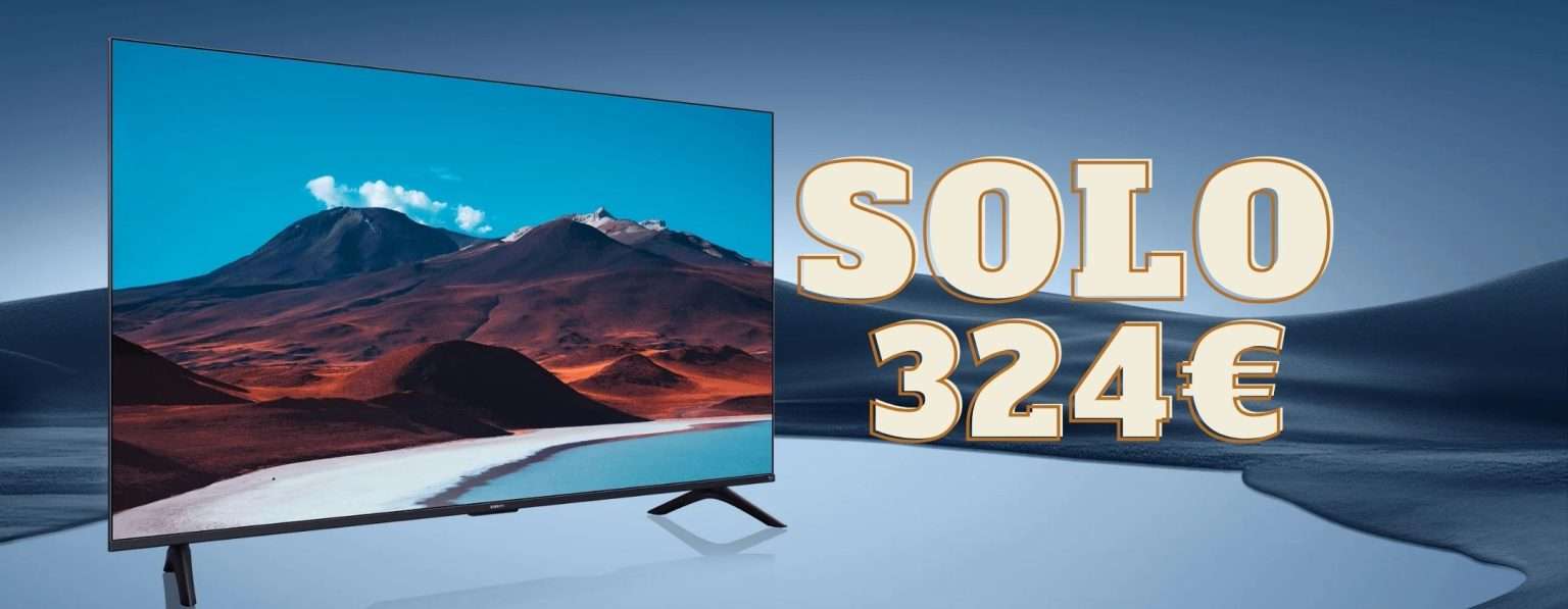 Anteprima: Xiaomi TV F 55 UHD 4K da 55 pollici a soli 324€ su Amazon, anche tasso zero