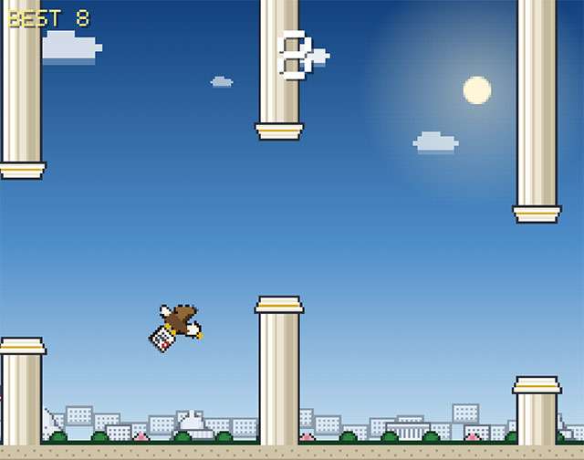 Uno screenshot per Flappy Bill