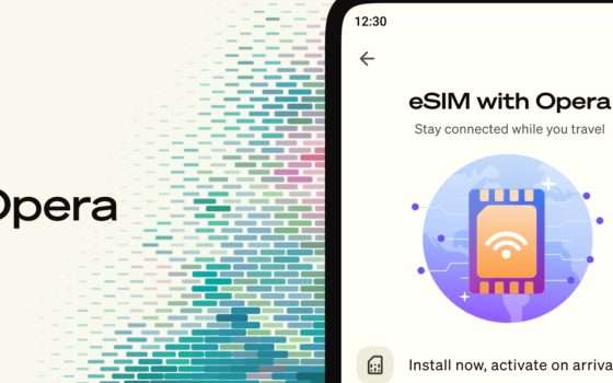 Opera offre 3 GB gratuiti con la eSIM integrata