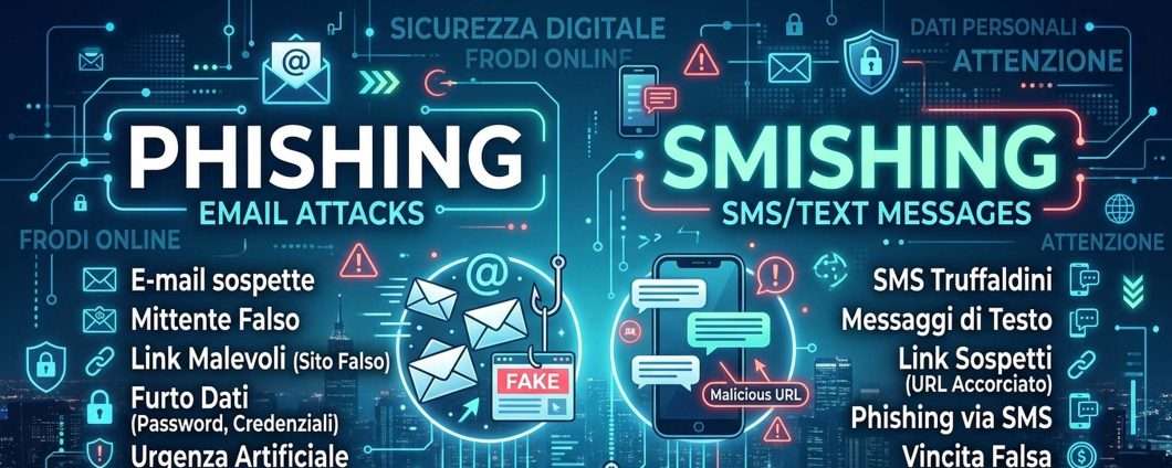 Phishing e smishing: ACN rileva nuove campagne