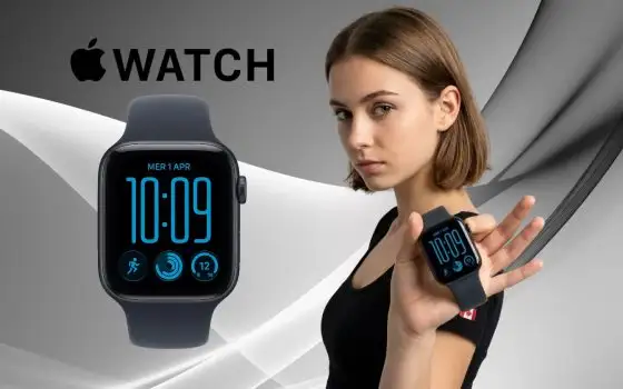 Apple Watch SE 3 GPS + Cellular da 44 mm per rimanere sempre connessi
