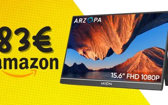Aumenta la produttività con il monitor portatile ARZOPA a soli 83€