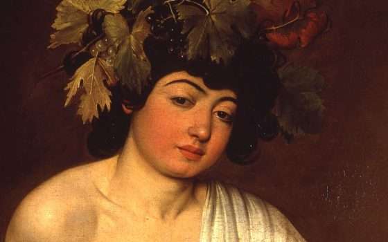 Bacco di Caravaggio, i dettagli del dipinto nella scansione HD