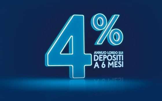 Banca Mediolanum offre il 4% di remunerazione su depositi vincolati a 6 mesi