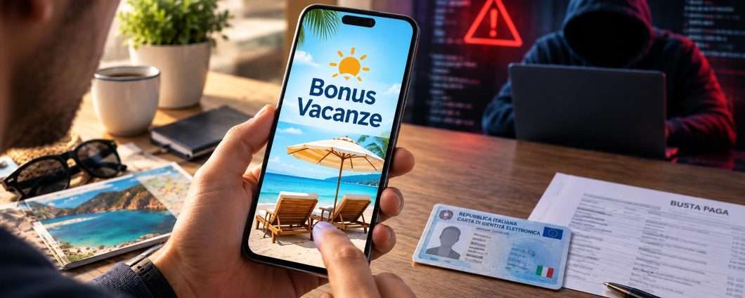 Bonus Vacanze, occhio al sito che ruba documenti e busta paga