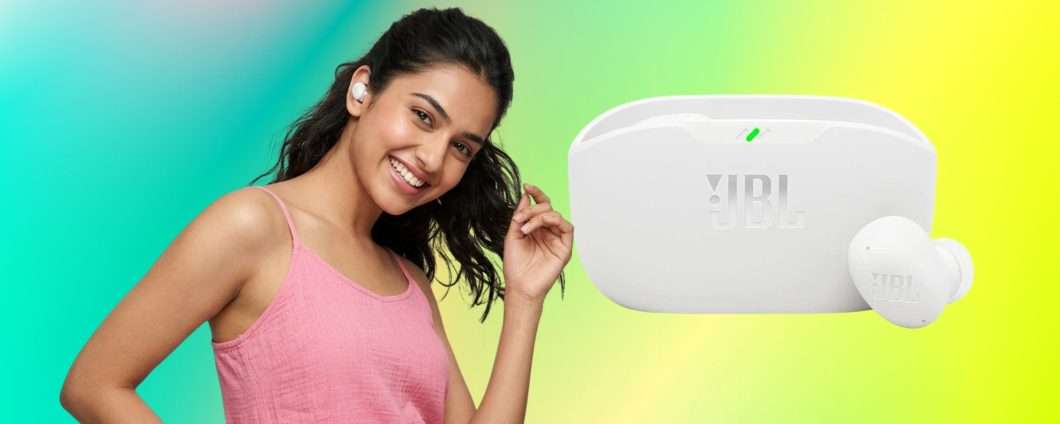 Cancellazione del rumore, 40 ore, connessione multipoint: JBL Wave Buds 2