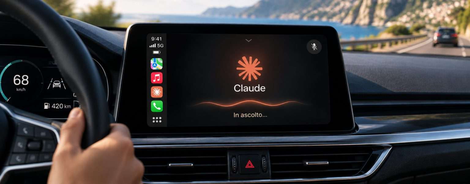 Anteprima: Claude arriva su CarPlay: ora puoi parlare con l’AI in auto