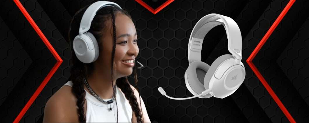 Con le cuffie wireless da Gaming Corsair HS35 v3 non perdi nemmeno un suono