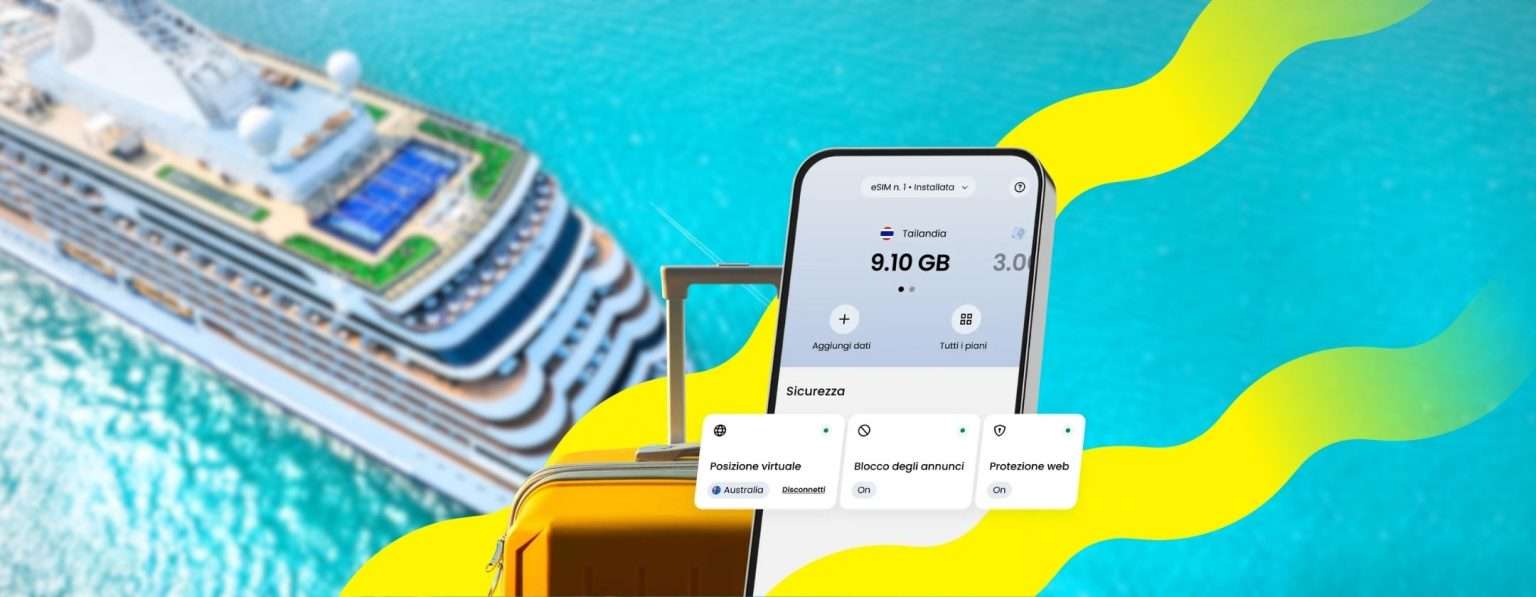 Anteprima: Con le eSIM Saily connessione immediata in Tutto il Mondo e Navi da Crociera